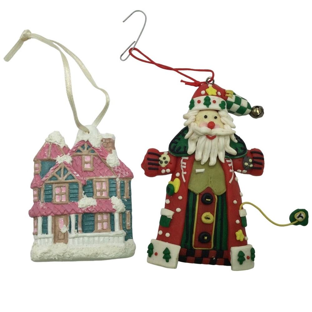 Vintage Collectable Christmas Ornaments Lot of 2
